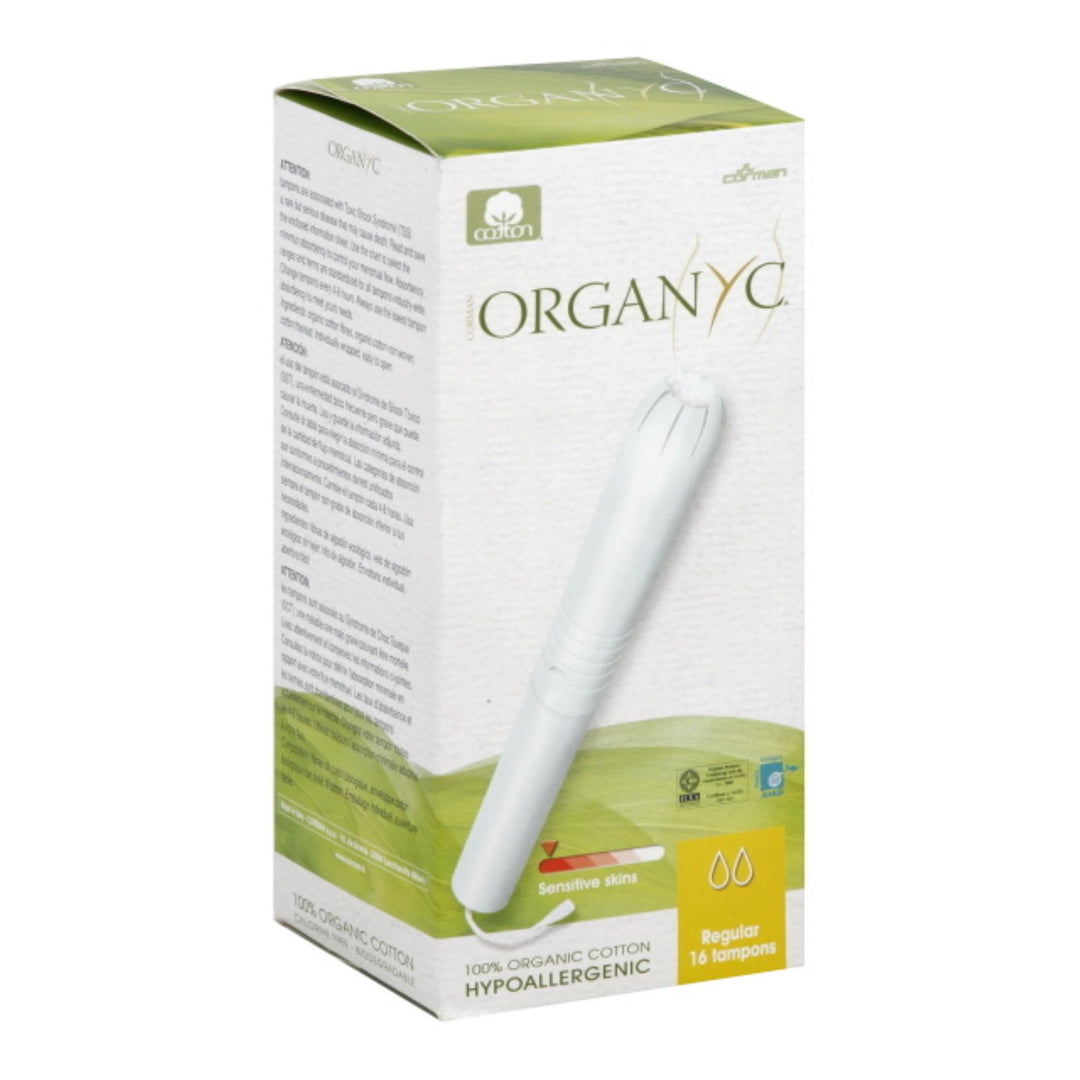 Organyc Cotton Tampons - Regular Apple - 16 Pack - Maras Green